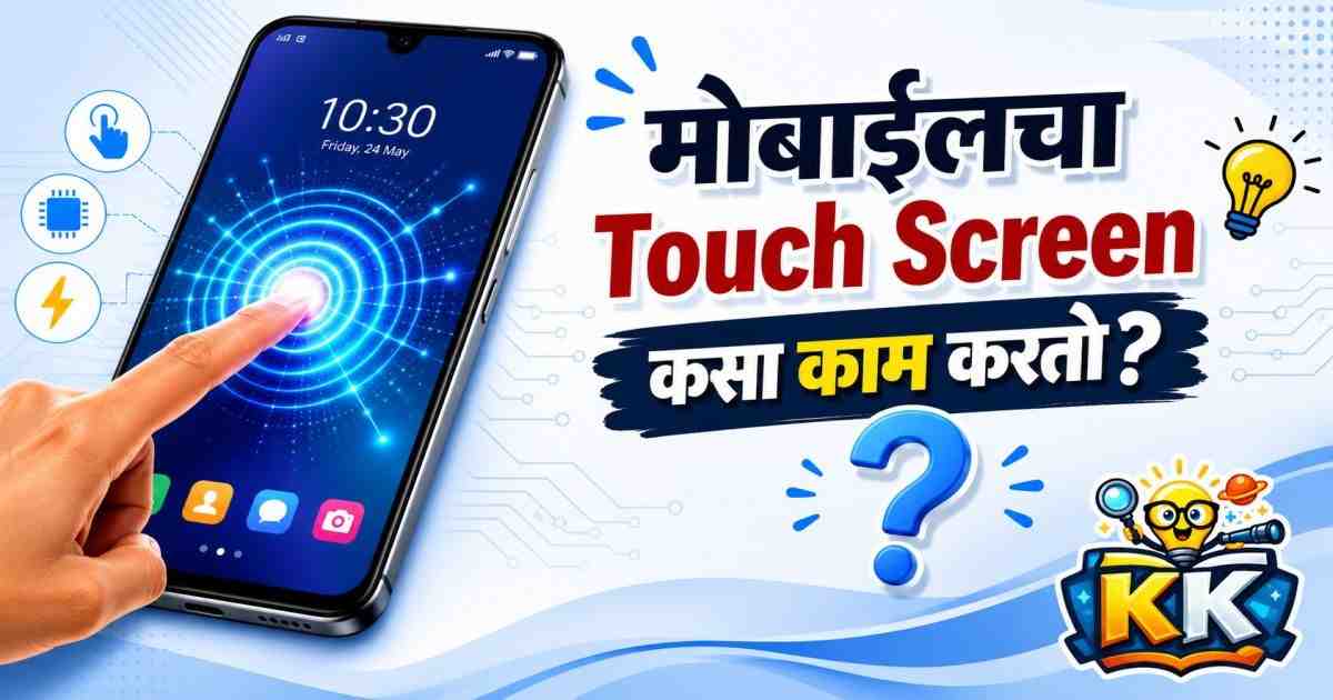 📱मोबाईलचा Touch Screen बोटांचा स्पर्श कसा ओळखतो?