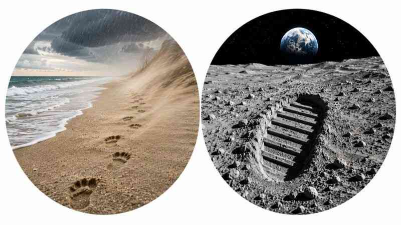 🌕 चंद्रावर footprints अजूनही का आहेत? moon footprints post image