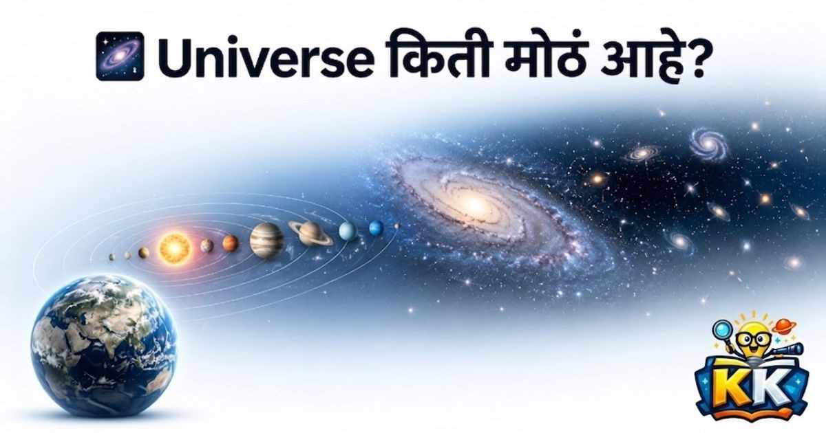 🌌 Universe किती मोठं आहे? कल्पनेपलीकडील या विशाल विश्वाचा खरा आकार जाणून घ्या!